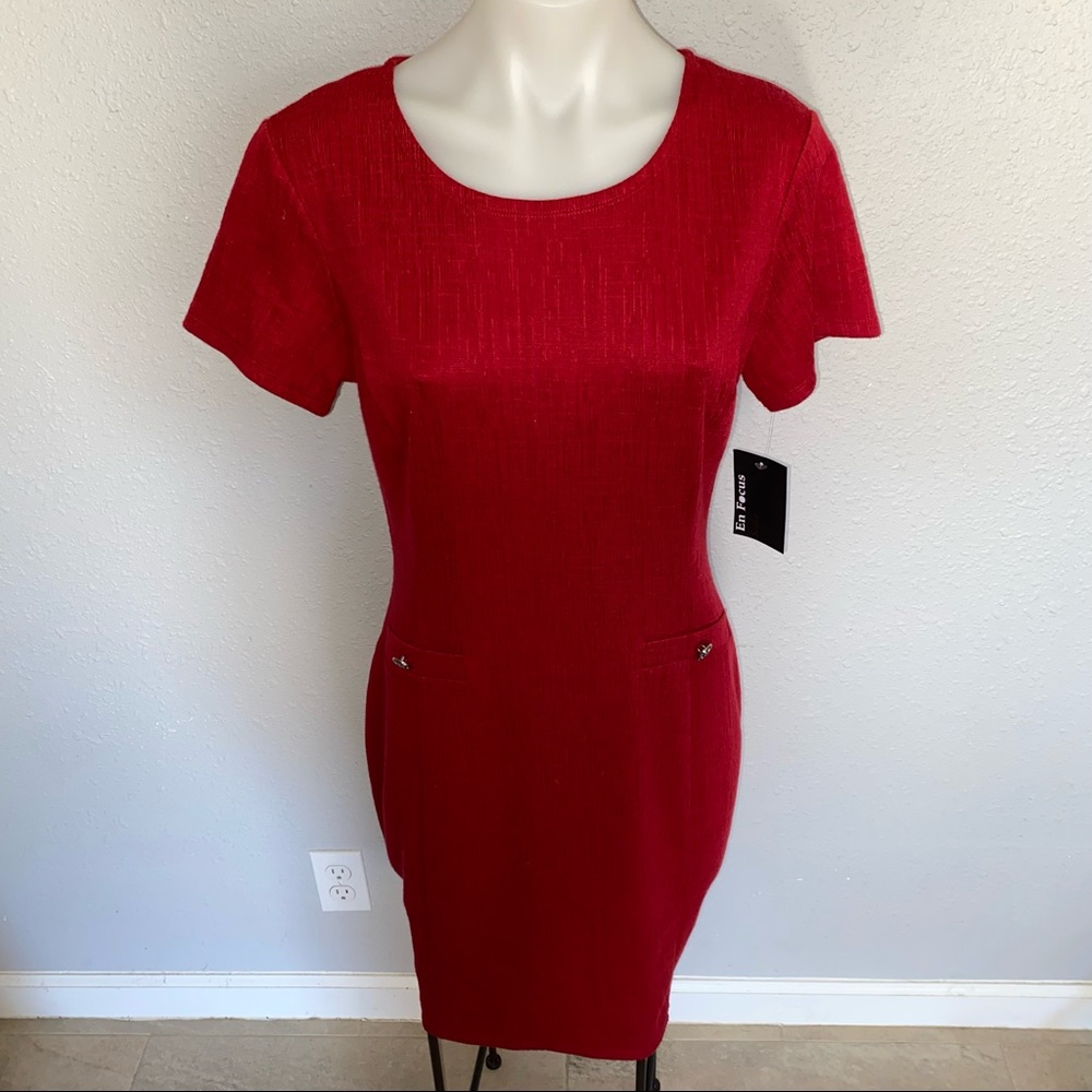 En Focus Studio Red Dress